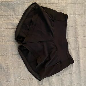 Black Lululemon shorts size 2